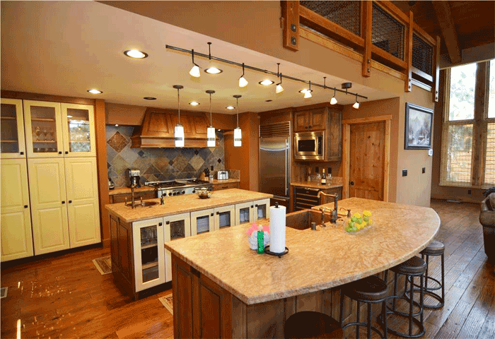 Gourmet kitchen inside a Stonegate home
