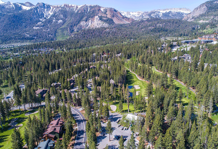 View from above on the Sierra Star Golf Course